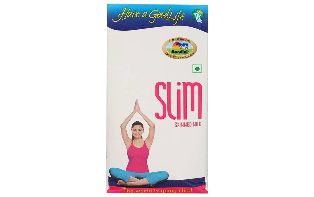 Nandini Slim Skimmed Milk Tetra Pack 1 litre - Reviews | Nutrition